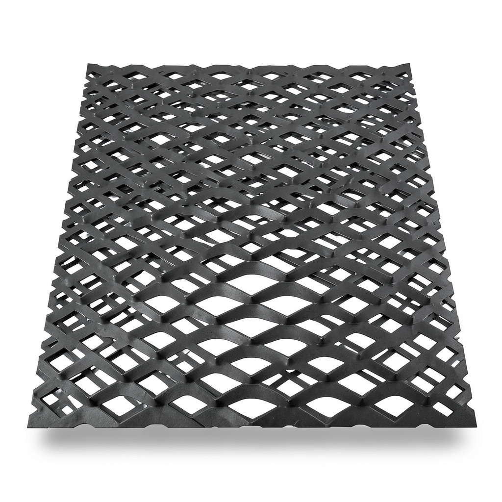 Hot Rolled Black Steel Expanded Metal Mesh Thickness 1.5 mm Width 1.22 m Length 4 m