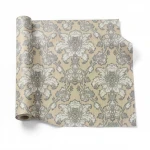 Italian wall decoration, size 10m x 1.06m, beige with grey color, model 4752