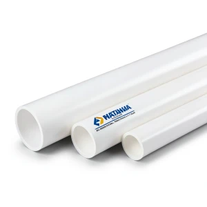 UPVC Pipes 8 Inch Nominal Pressure 11 Bar Thickness 8.43 mm White | Al Watania Plastics
