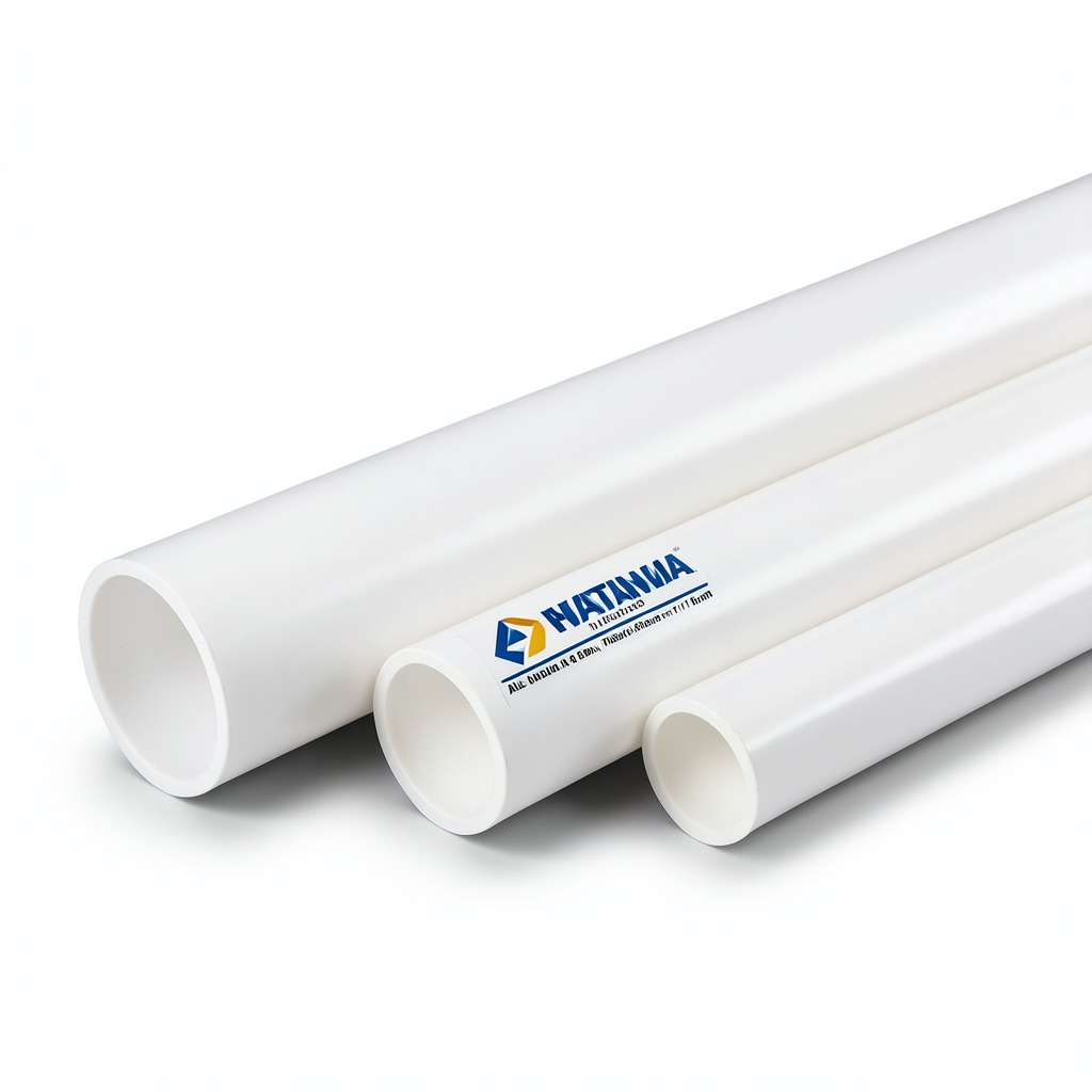 UPVC Pipes 8 Inch Nominal Pressure 11 Bar Thickness 8.43 mm White | Al Watania Plastics