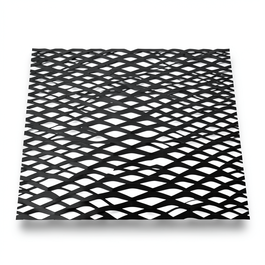 Hot Rolled Black Steel Expanded Metal Mesh Thickness 1.5 mm Width 1.22 m Length 6 m