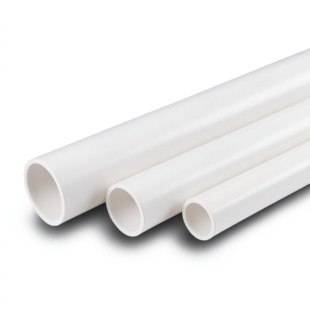 أنابيب UPVC مقاس ¾ إنش ضغط 13.8 بار سمك 1.52 مم أبيض | بلاستيك الوطنية