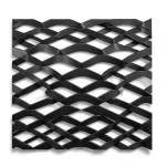 Hot Rolled Black Steel Expanded Metal Mesh Thickness 1.5 mm Width 1.22 m Length 7 m