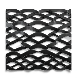 Hot Rolled Black Steel Expanded Metal Mesh Thickness 1.5 mm Width 1.22 m Length 7 m