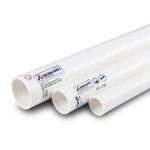 أنابيب UPVC مقاس ½ 1 إنش ضغط اسمي 13.8 بار سمك 2.29 مم أبيض | بلاستيك الوطنية