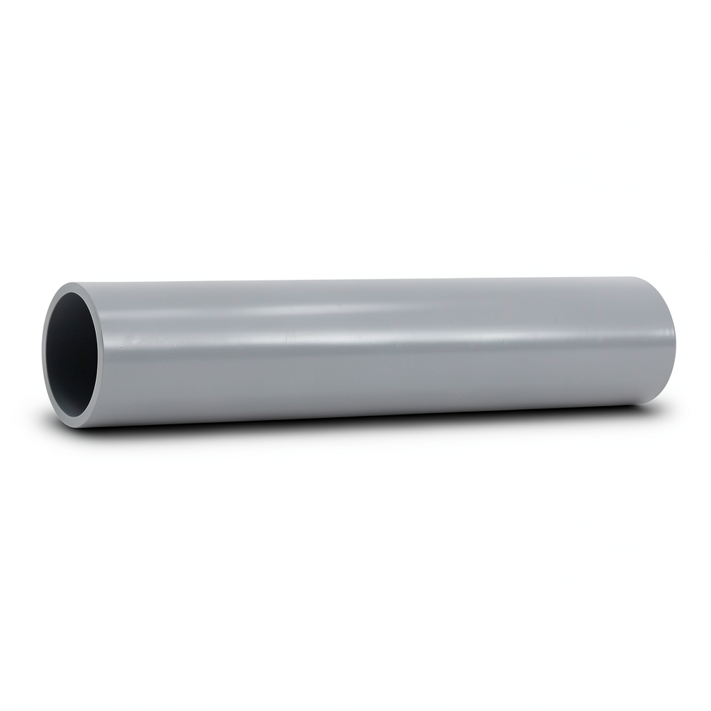 مواسير UPVC مقاس 110 مم، ضغط 16 بار، لون رمادي