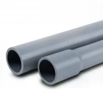 مواسير UPVC الوطني ضغط 10 بار  قطر خارجي 110 مم سمك 5.30 مم لون رمادي