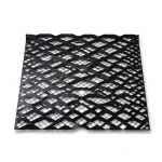 Hot Rolled Black Steel Expanded Metal Mesh Thickness 1.7 mm Width 1.22 m Length 4 m