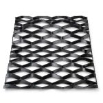 Hot Rolled Black Steel Expanded Metal Mesh Thickness 1.5 mm Width 1.22 m Length 4 m
