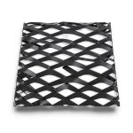 Hot Rolled Black Steel Expanded Metal Mesh Thickness 1.5 mm Width 1.22 m Length 2 m