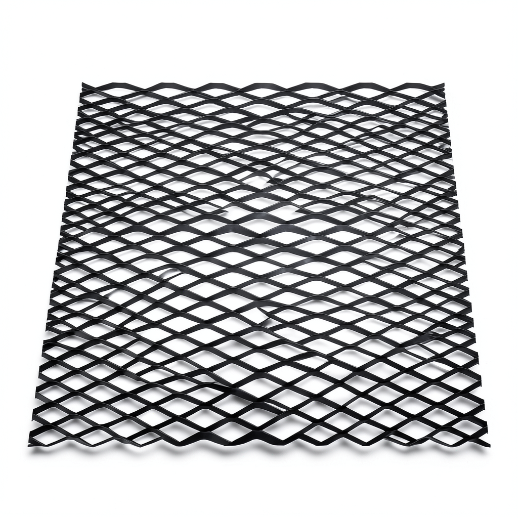 Hot Rolled Black Steel Expanded Metal Mesh Thickness 1.5 mm Width 1.22 m Length 3 m