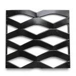 Hot Rolled Black Steel Expanded Metal Mesh Thickness 1.7 mm Width 1.22 m Length 7 m