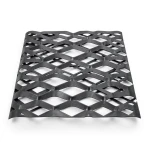 Hot Rolled Black Steel Expanded Metal Mesh Thickness 1.5 mm Width 1.22 m Length 7 m