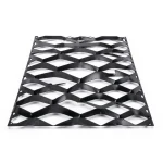 Hot Rolled Black Steel Expanded Metal Mesh Thickness 1.8 mm Width 1.22 m Length 4 m
