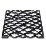 Hot Rolled Black Steel Expanded Metal Mesh Thickness 1.5 mm Width 1.22 m Length 7 m