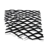 Hot Rolled Black Steel Expanded Metal Mesh Thickness 1.7 mm Width 1.22 m Length 4 m