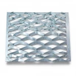Galvanized Steel Expanded Metal Mesh  [Mazyoon] Thickness 2 mm Width 2.44  M Length 5 M | Bait Al Tatawor Factory