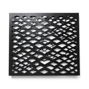 Hot Rolled Black Steel Expanded Metal Mesh 1.7 mm Thickness 1.22m Width 3m Length