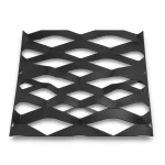 Hot Rolled Black Steel Expanded Metal Mesh Thickness 1.7 mm Width 1.22 m Length 4 m