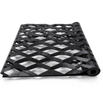 Hot Rolled Black Steel Expanded Metal Mesh 1.7 mm Thickness 1.22m Width 5m Length
