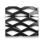 Hot Rolled Black Steel Expanded Metal Mesh 1.8 mm Thickness 1.22 m Width 1 m Length