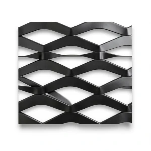 Hot Rolled Black Steel Expanded Metal Mesh 1.8 mm Thickness 1.22 m Width 1 m Length
