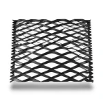 Hot Rolled Black Steel Expanded Metal Mesh Thickness 1.8 mm Width 1.22 m Length 2 m