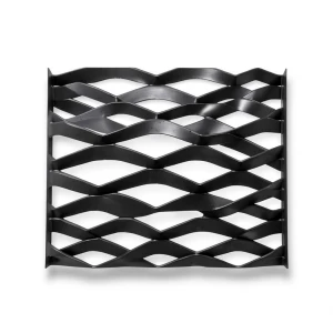 Hot Rolled Black Steel Expanded Metal Mesh Thickness 1.8 mm Width 1.22 m Length 3 m