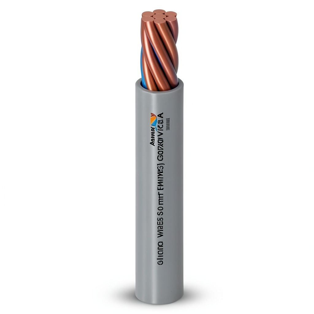 لفة سلك كهرباء مجدول 35 مم 450/750 فولت موصل نحاس قطر 2.65 مم معزول PVC مقاوم للحرارة | شركة الفنار