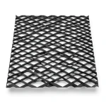 Hot Rolled Black Steel Expanded Metal Mesh Thickness 1.8 mm Width 1.22 m Length 4 m