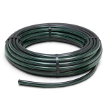 لفة أنابيب بلاستيك HDPE ضغط 6.2 بار PE63 110 مم SDR 13.6 أسود مع خطوط خضراء