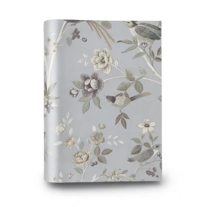 Italian Wallpaper Floral Design 10m x 0.53m Gray, Model 28845