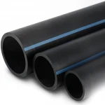 أنابيب HDPE الوطني لشبكات المياه  ضغط 6 بار قطر خارجي 50 مم سمك 1.6 مم لون اسود