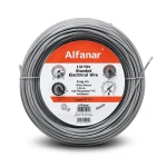 Alfanar Stranded Electrical Wire 6 sq mm 450/750V Copper Conductor 1.04mm Diameter Heat Resistant PVC Insulated | Al Fanar