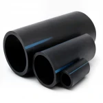أنابيب HDPE الوطني لشبكات المياه  ضغط 6 بار قطر خارجي 63 مم سمك 2 مم لون اسود
