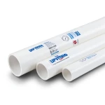 أنابيب UPVC مقاس ¼ 1 إنش ضغط 17.2 بار سمك 2.49 مم أبيض | بلاستيك الوطنية