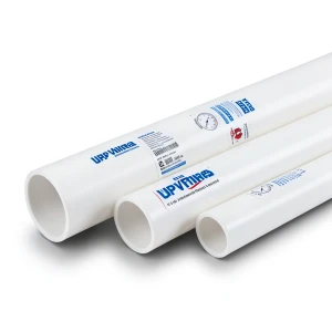 أنابيب UPVC مقاس ¼ 1 إنش ضغط 17.2 بار سمك 2.49 مم أبيض | بلاستيك الوطنية