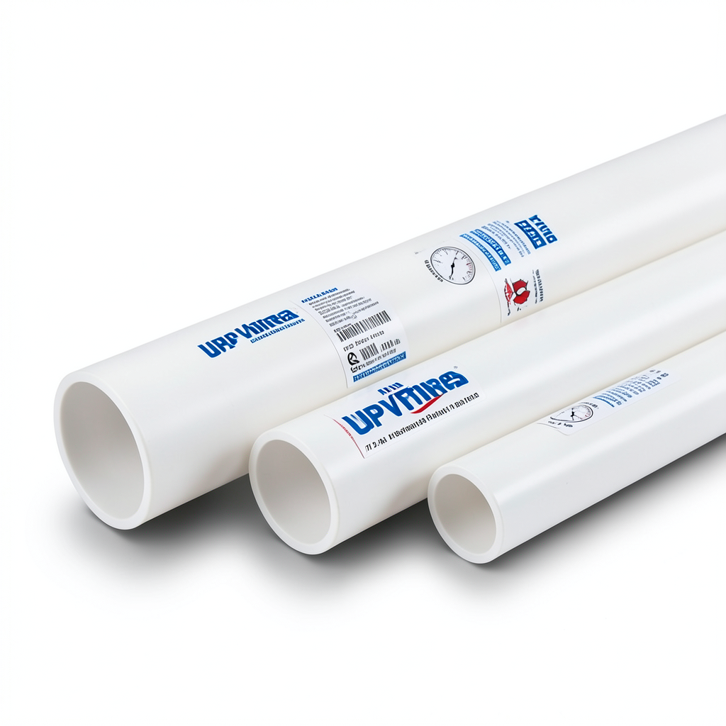 UPVC Pipes 1¼ Inch Size 17.2 Bar Pressure 2.49 mm Thickness White | Al Watania Plastics