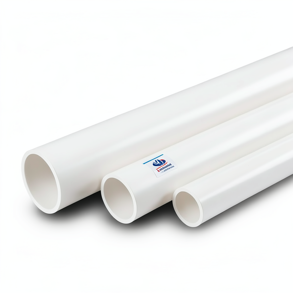 مواسير UPVC ضغط اسمي 13.8 بار مقاس 6 إنش سمك 8.03 مم لون أبيض | بلاستيك الوطنية