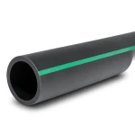 مواسير HDPE ضغط 15.9 بار PE 63 قطر 180 مم SDR 7.4 أسود