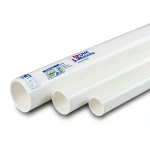 مواسير UPVC ضغط اسمي 13.8 بار مقاس 8 إنش سمك 10.41 مم أبيض | بلاستيك الوطنية