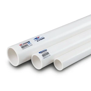 مواسير UPVC ضغط اسمي 17.2 بار مقاس 3 إنش سمك 5.23 مم لون أبيض | بلاستيك الوطنية