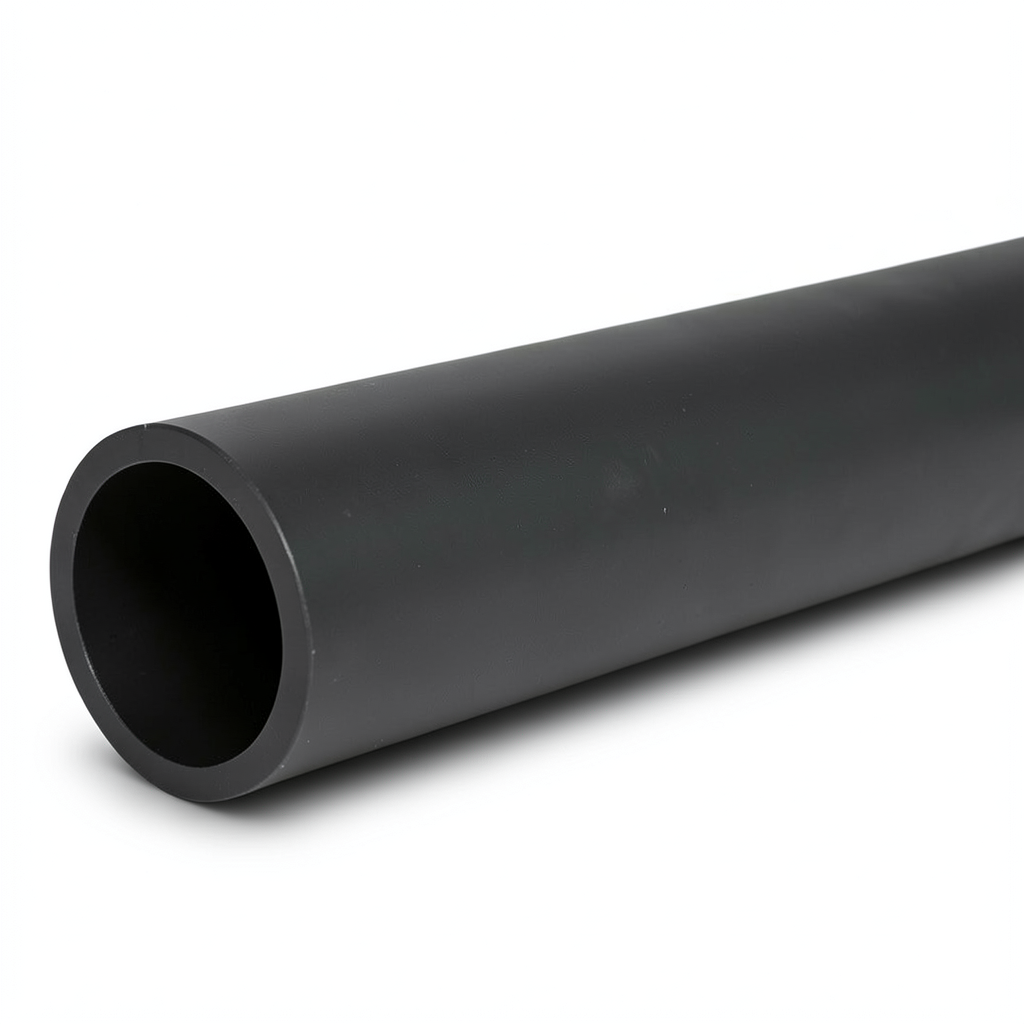 مواسير HDPE ضغط 15.9 بار PE 63 قطر 180 مم SDR 7.4 أسود