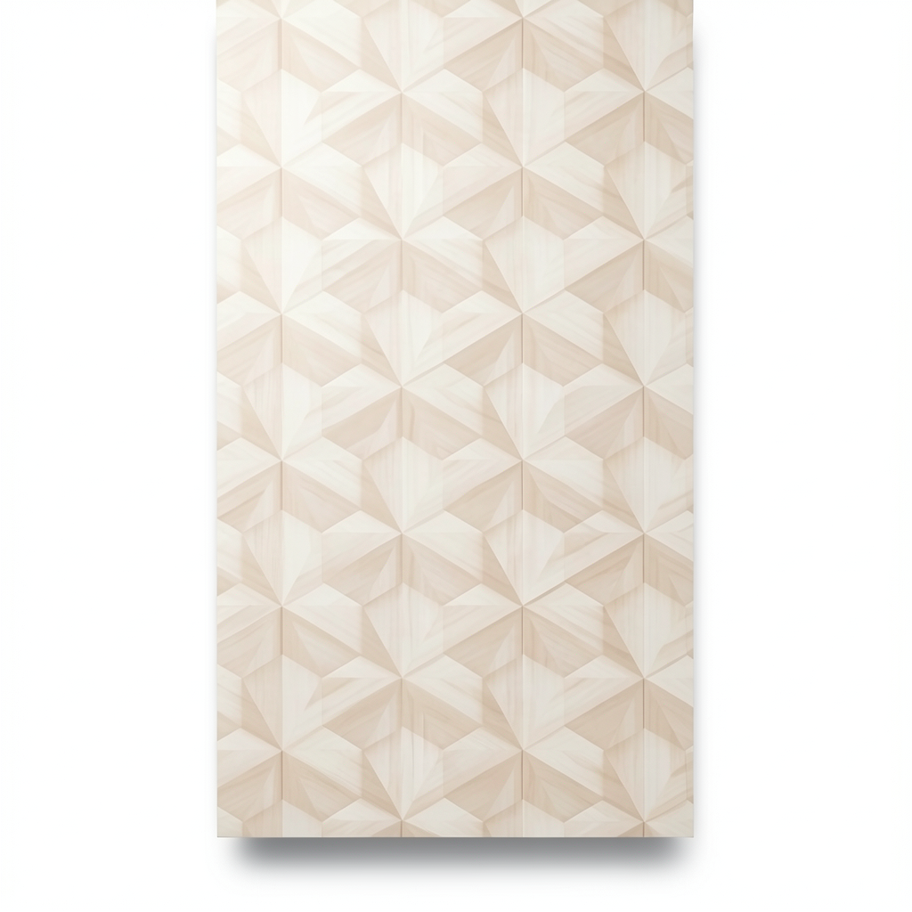 Dutch Geometric Wallpaper Size 10m x 0.53m, Beige Color, Model 218412