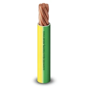 Stranded Electrical Wire 240 sq mm 450/750V Copper Conductor Heat Resistant PVC Insulated, Yellow/Green | Al Fanar