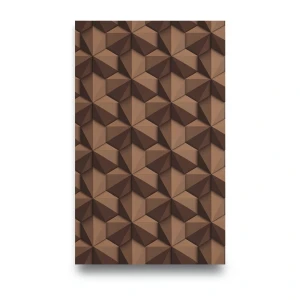 Dutch Geometric Wallpaper Size 10m x 0.53m, Brown Color, Model 218416
