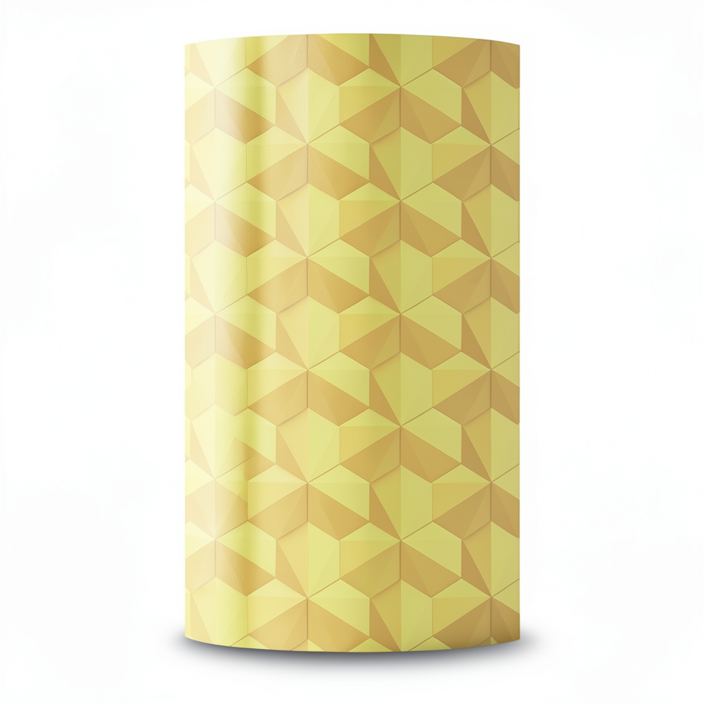 Dutch Geometric Wallpaper 10m x 0.53m Yellow, Model 218417