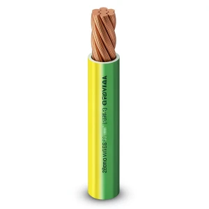 لفة سلك كهرباء مجدول 240 ملي 450/750 فولت، موصل نحاس، عزل PVC مقاوم للحرارة، أصفر/أخضر | شركة الفنار