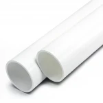 مواسير بلاستيك UPVC الوطني  مقاس   1/2 1 إنش سمك 3.7 مم لون أبيض