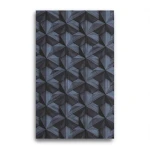 Dutch Geometric Wall Decoration 10m x 0.53m, Dark Grey